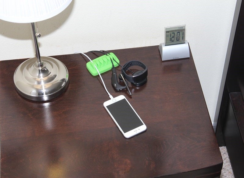 ENVISIONED Heaviest Cable Organizer on The Market! Compact and Weighted Desktop Cord Holder and Cable Organizer, Eco-Friendly Silicone, No Bad Smell, Bundled with 4 Reusable Cable Ties! (Green) - Image 3